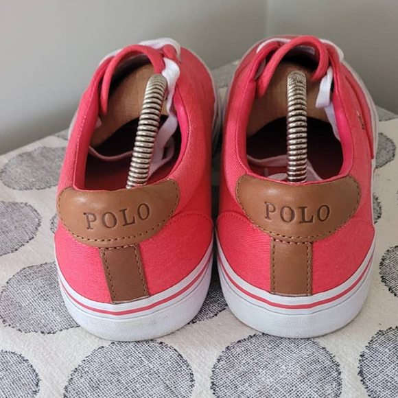 Polo Thorton Red Tennis Shoes Mens 9.5 - Picture 4 of 6